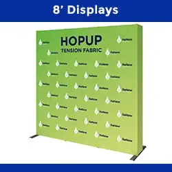 stand portátil para ferias en usa tension fabric